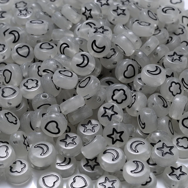 Transparent Acrylic Number Beads 4x7mm Mixed Number Beads for Bracelets and  Jewelry Making Key Chains