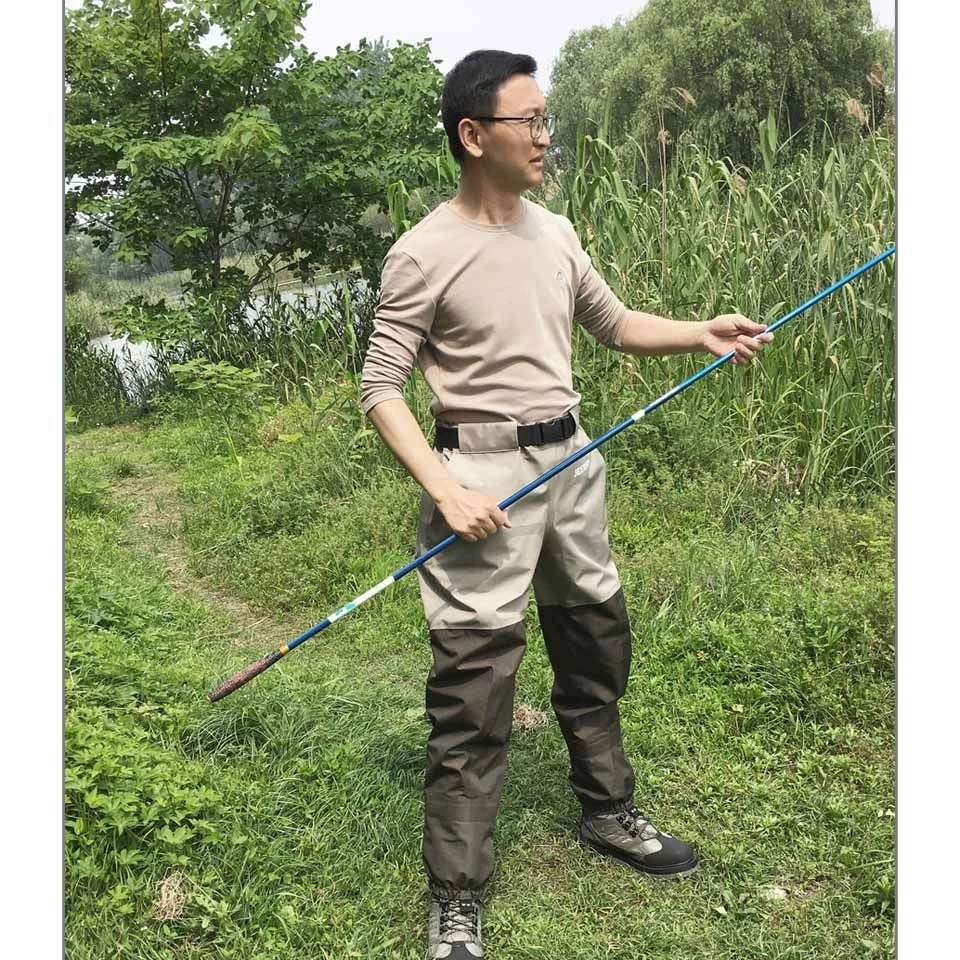 3 or 5 Layer Fishing Waders Hunting Suit Waterproof Wading Pants with Neoprene Boots Waist or Chest Fly Fishing Clothes Overalls