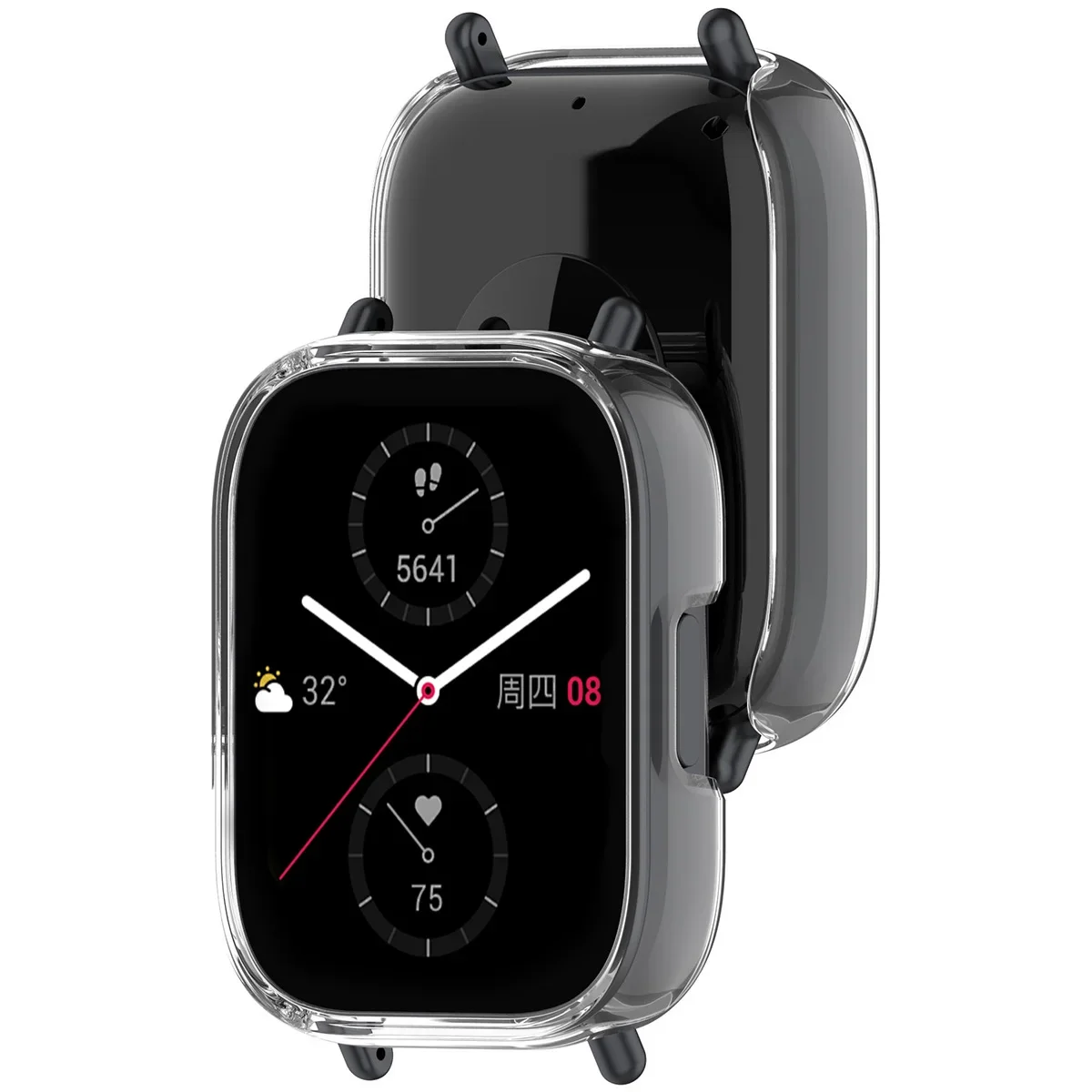 Matte Protective Hollow Bumper Shell for Smartwatch Accessories