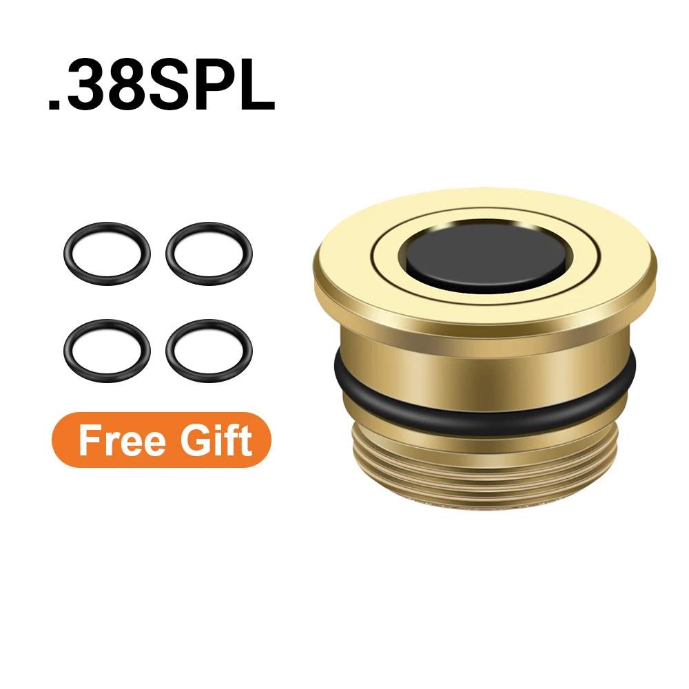 Dry Fire Laser Trainer Tactical Laser Trainer Cartridge Switch Cover Training Bullet Breech Cover Cap with Rubber Ring for 9x19mm .223Rem .38ACP .38SPL