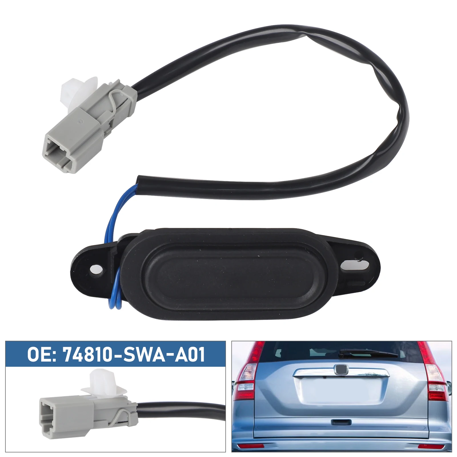 Talgate Trunk Opener Swtch Assembly For 2012-16 Honda CR-V 2.4L 74810 - View #7