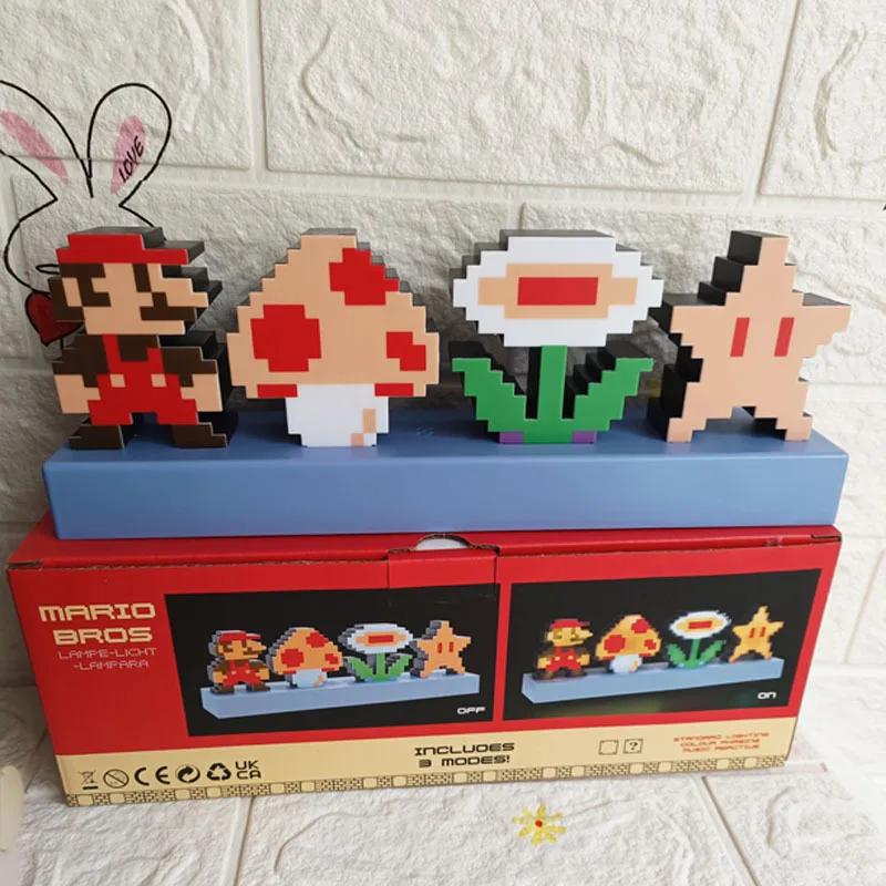 Lampe 3D DEL Mini Mario Bros – Légende De Pixel