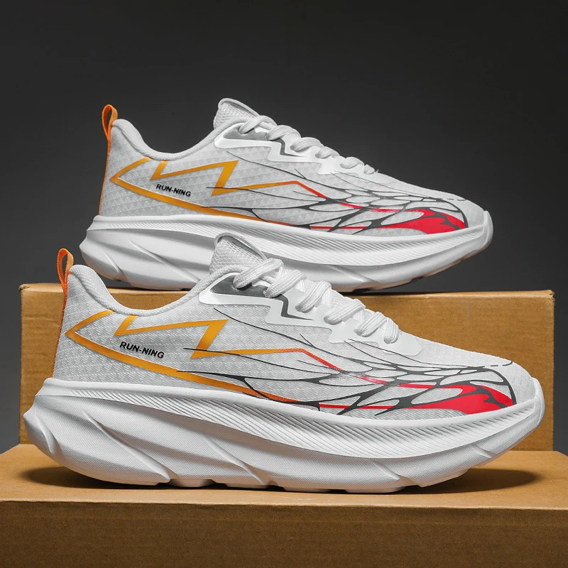 Men's Casual, Comfortable and Fashionable Sneakers - Fabric Lining, Durable, Non-Slip Outer Soles, Suitable for Running, Fitness and Casual Clothing, Daily Wear, Outdoor Sports