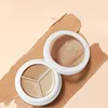 3 Color Contour Concealer Palette Moisturizing Full Coverage Acne Spots Dark Circles Concealer Makeup Cosmetics 4