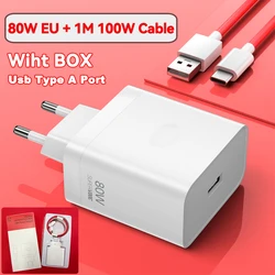 Original 100W OnePlus SuperVOOC Ultra - Fast Charging Adapter - 80w EU Set with Box