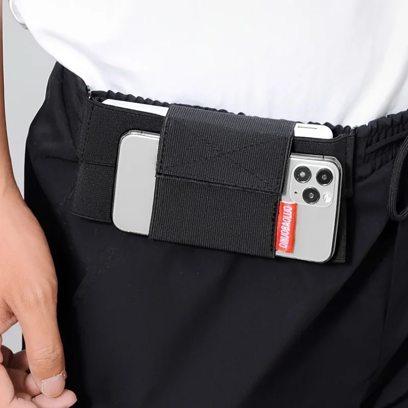 Sports Invisible Mobile Phone Waist Bag Men Women Outdoor Work Elastic