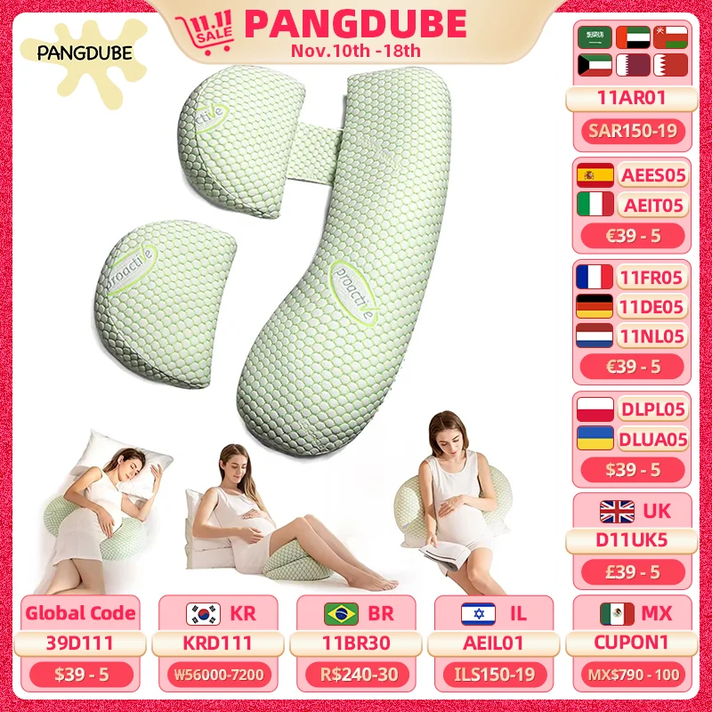 Pregnancy Pillow Multifunctional Cotton Breastfeeding Cushion Maternity Sleeping for Pregnant Women