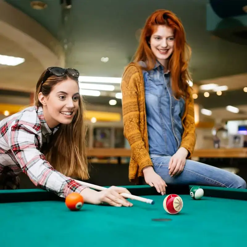 Billiards Practice Ball Billiards Red-White Cue Ball Resin Redpoint Billiard Training For Beginner Profession Player Women