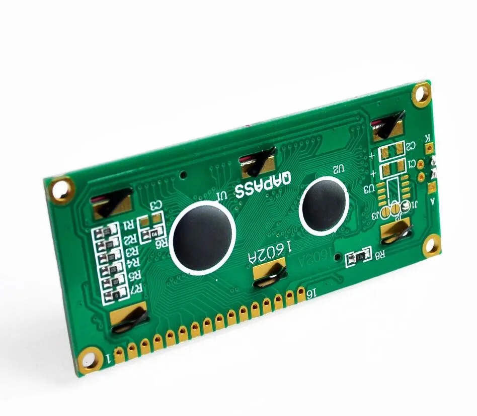3.3V 5V 1602 16X2 LCD Display Module HD44780 Chip Yellow Or Blue Screen IIC Adapter For SPI or Paraller 51 STM MCU Project display module lcd display module