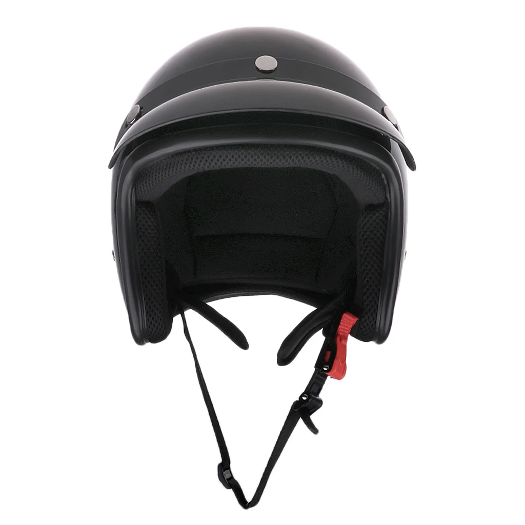 

Glossy Black 3/4 Open Vintage Motorcycle Motorbike With