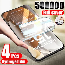 4PCS Hydrogel Screen Protector: Flexible Soft Film - 4PCS (Note 14 4G)