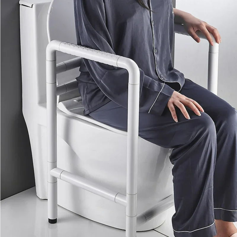 Luminous Elderly Toilet Rail Frame  No Punching Required NonSlip Safety Bathroom Armrest Easy to Install Secure Bathroom Support 3