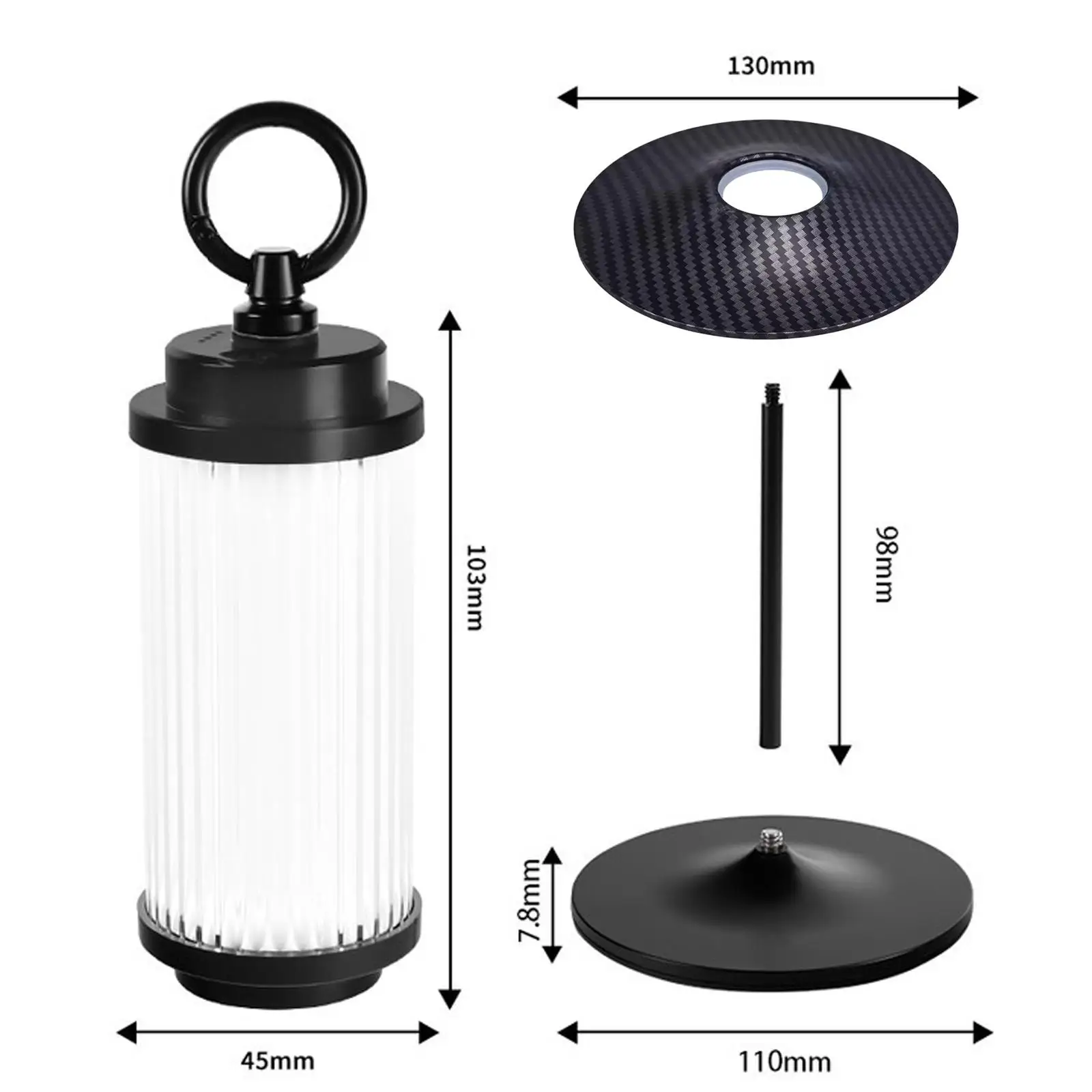 Outdoor Light Cover Ornament Lighting Cover for Floor Lamp Office Table Lamp