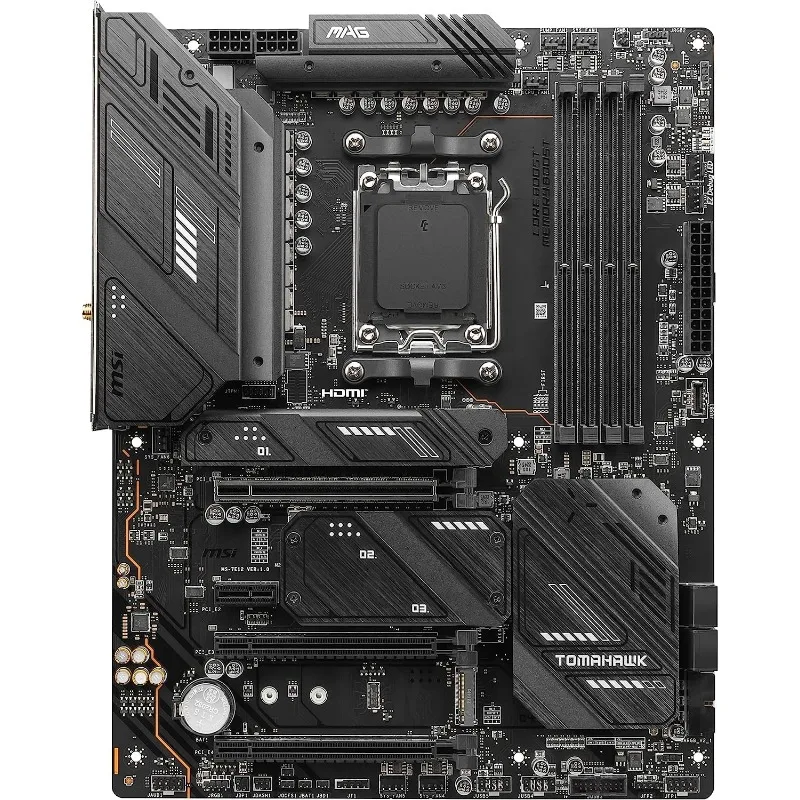 AMD Ryzen 9 7900X CPU Processor   (AM5, DDR5, PCIe 5.0, USB 3.2 Gen 2, Wi-Fi 6E, ATX), Sold by Micro Center 3
