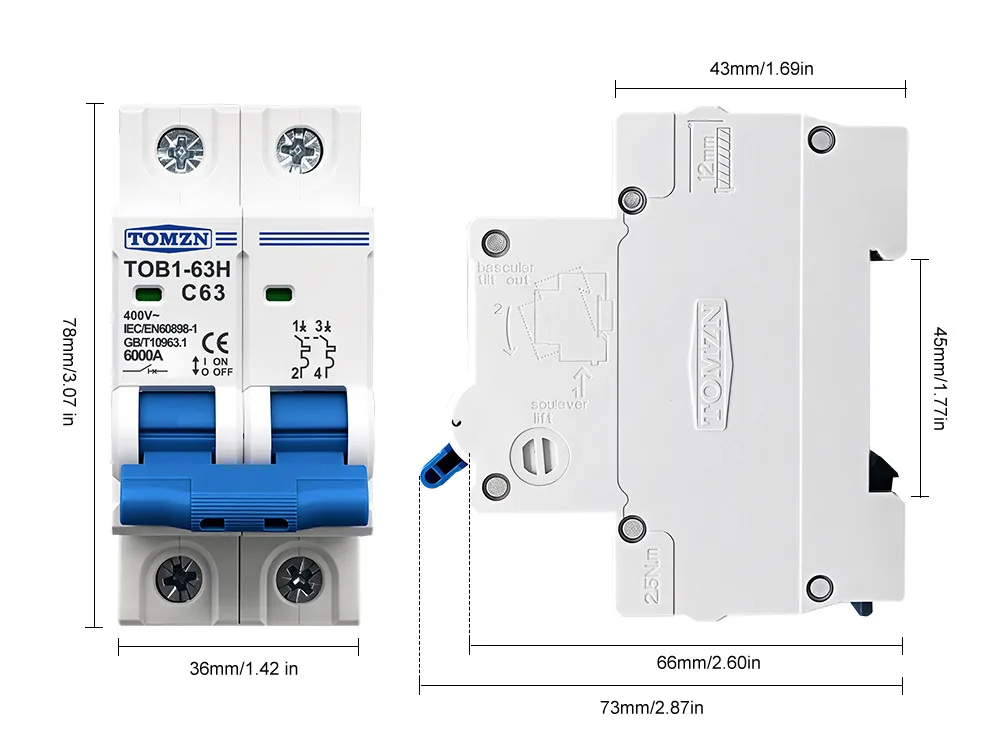 MCB installed example