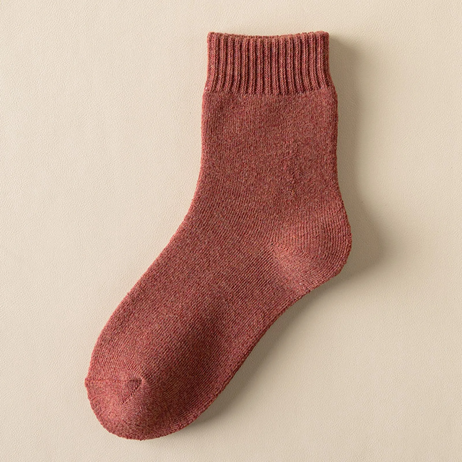 

Tights With Garter Womens Socks Solid Color Thickened Medium Length Tube Winter Warm Stockings Socks