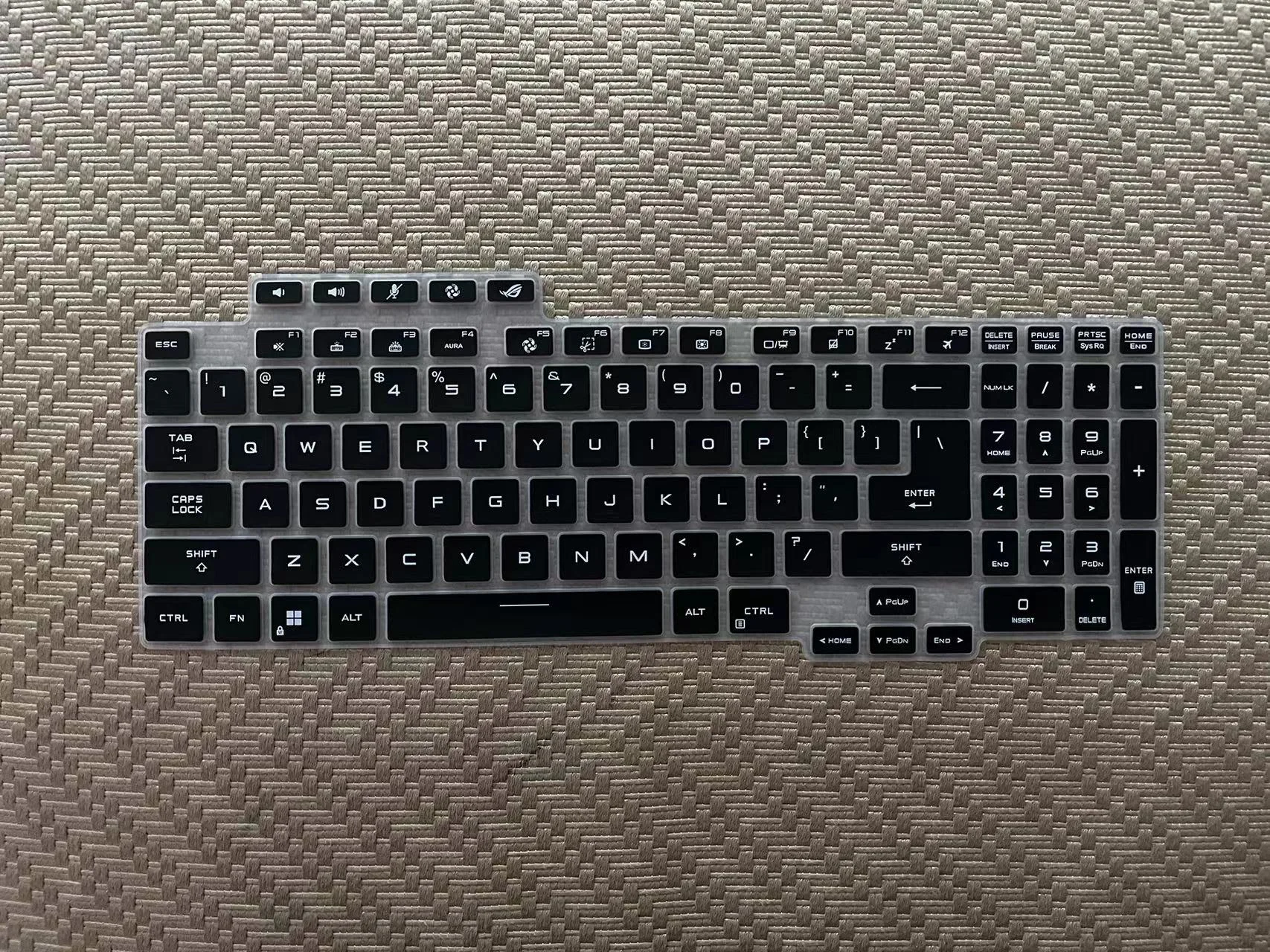 Custodia Per Tastiera Per Laptop Skin Per Asus 2023 2022 2021 Asus Rog Strix Scar 17 G733 G733Pz G733Py G733Zx G733Zs G733Zm G733Zw G733Qsa