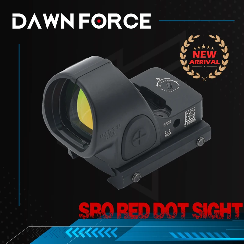 

Premium Metal SRO Red Dot Scope Sight Collimator for Glock Rifle Reflex Sight Scope 20mm Tactical Hunting
