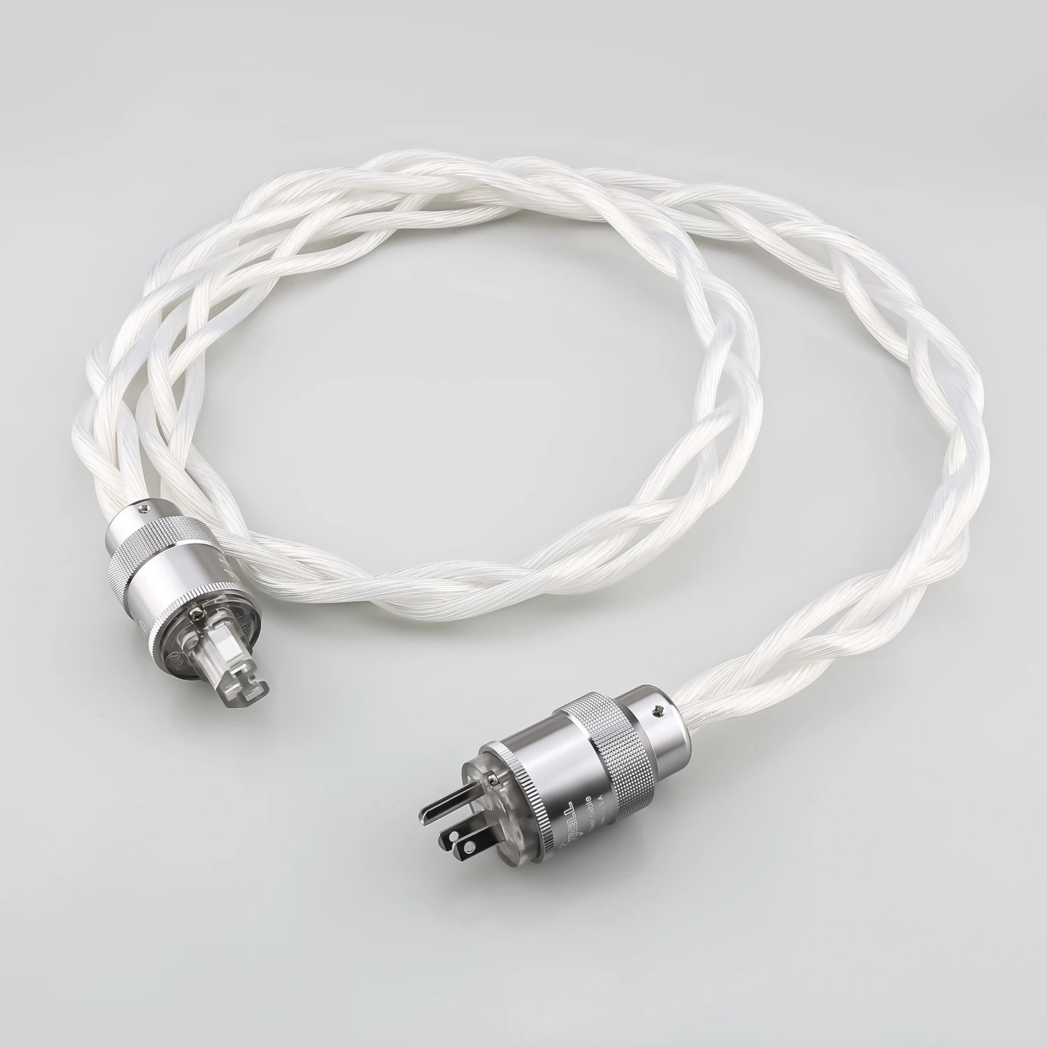 

New 5N OCC single crystal US & EU AC Audiophile audio amplifier DAC filter HIFI silver Power cable PREFFAIR rhodium plating plug