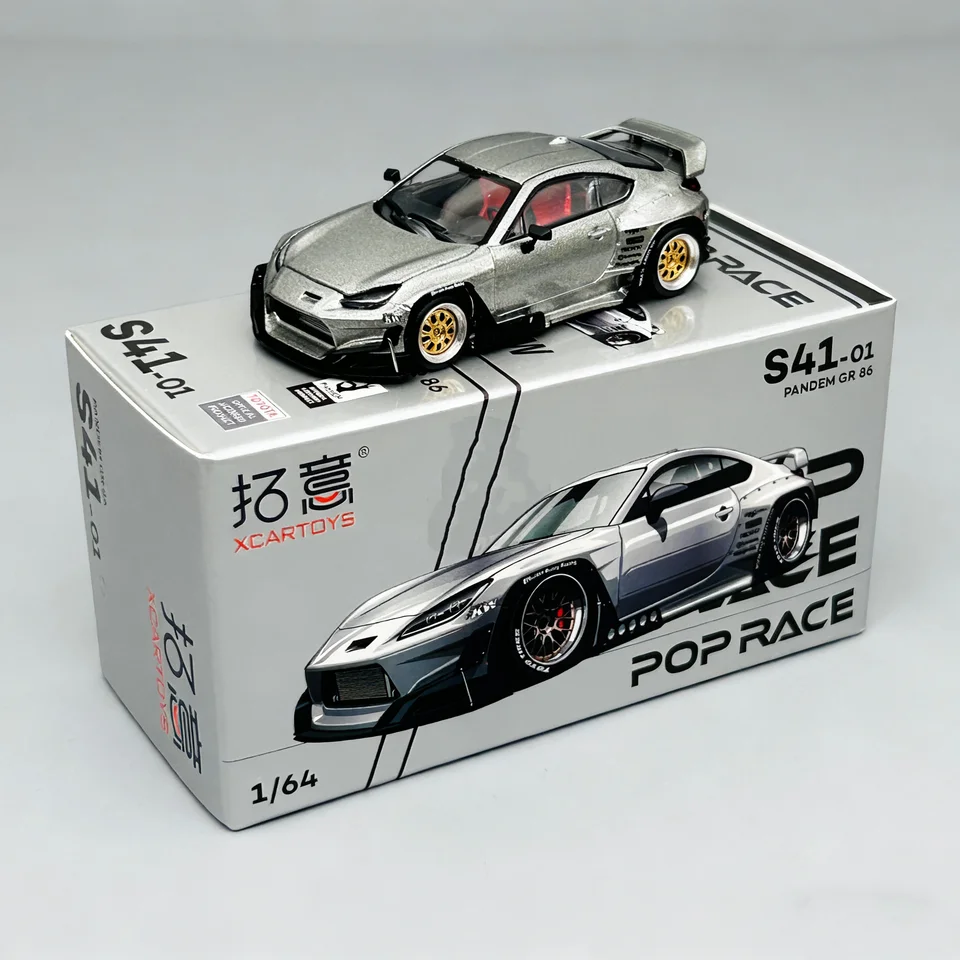 XCARTOYS 1:64 Toyota GR86 Pandem Wide Body Kit Alloy Diecast Model