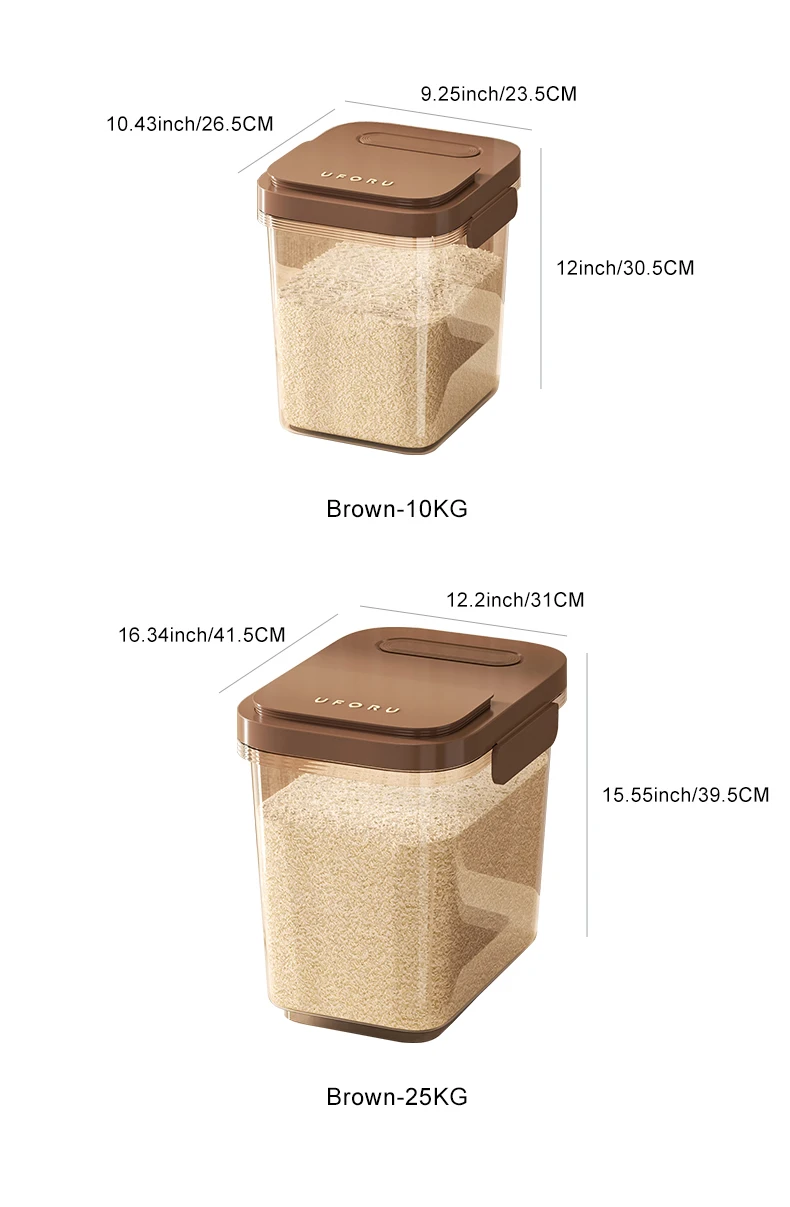 Fødevaregodkendt risbeholder med lufttæt forsegling_voghion.com