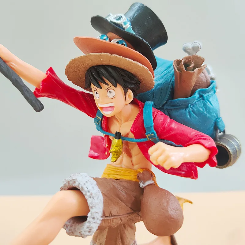 Bandai One Piece Figure Luffy Three Brothers 3PCS/Set Of