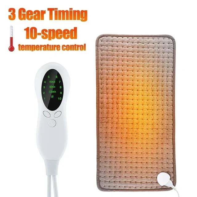 Electric Heating Blanket with 10 Modes and Timer – Body and Foot Warmer