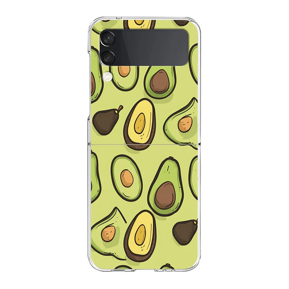 Avocado Hard Shell Transparent Shockproof Phone Case