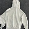 6PM Drill Plus Velvet Pullover Hooded Sweatshirt Embroidered Letters Hip-hop Men's Trendy Long Sweatpants Sports Suit Jacket 5