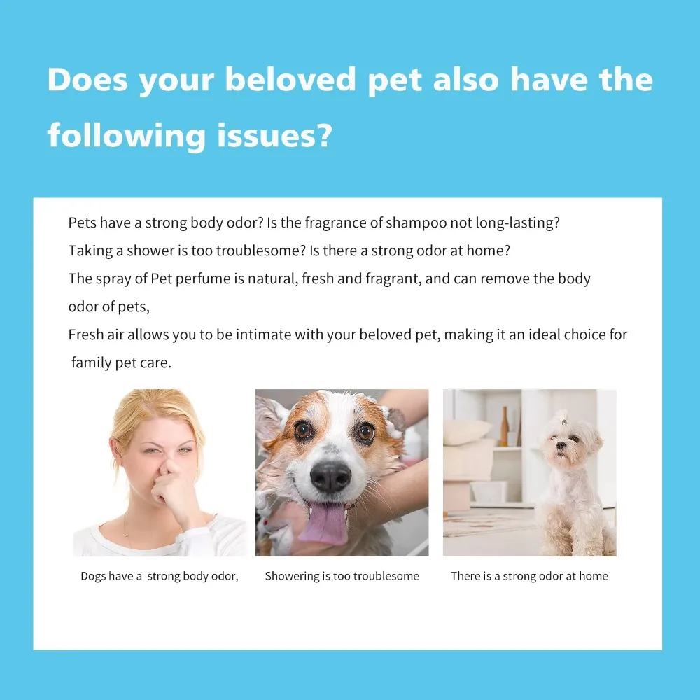 100ml Eco-Friendly Pet Odor Eliminating Perfume