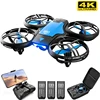V8 New Mini Drone 4k profession HD 1080P Wide Angle Camera WiFi FPV RC Dron Height Keep Drones Helicopter Kids Toys 4DRC 1