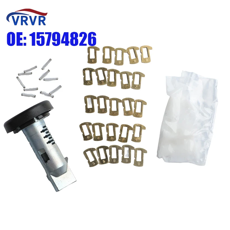 

VRVR 15794826 Ignition Lock Cylinder 15919460 19120038 25756079 US618L For 2007-2013 Chevrolet Silverado 1500 GM