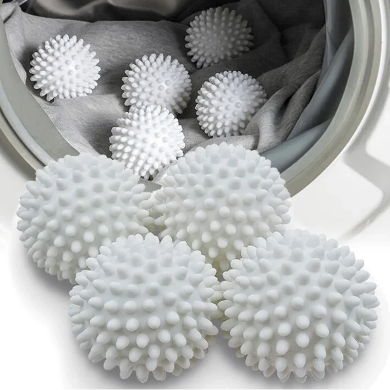 Reusable PVC Cleaning Ball Laundry Ball Clothing Softener Fluffy Clothes Anti-tie Decontaminate Washing Balls Magic Cleaner