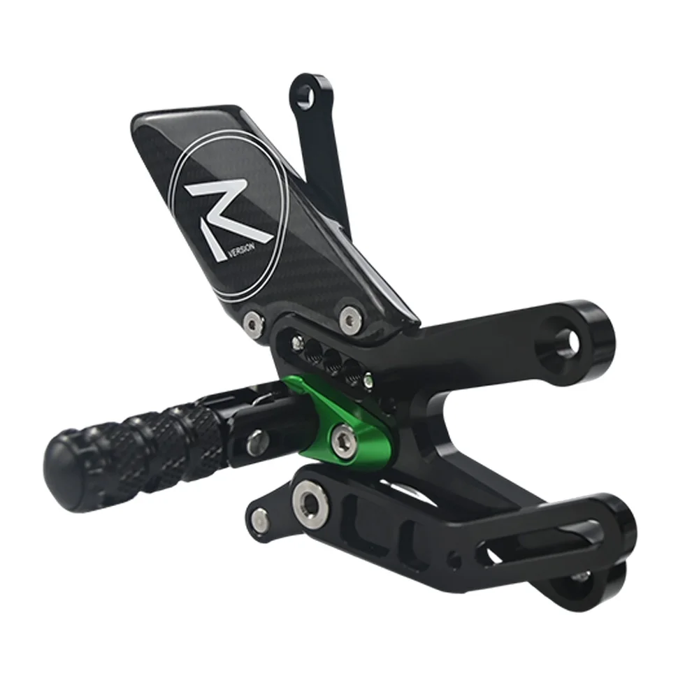 Motorcycle Accessories Motorcycle Footrests Motorcycle Foot Pedals Rear Sets Heighten Pedal Adjustable Rearsets FootPegs Shift Lever Brake Kit MTKRACING For YAMAHA YZF-R3 2015-2025