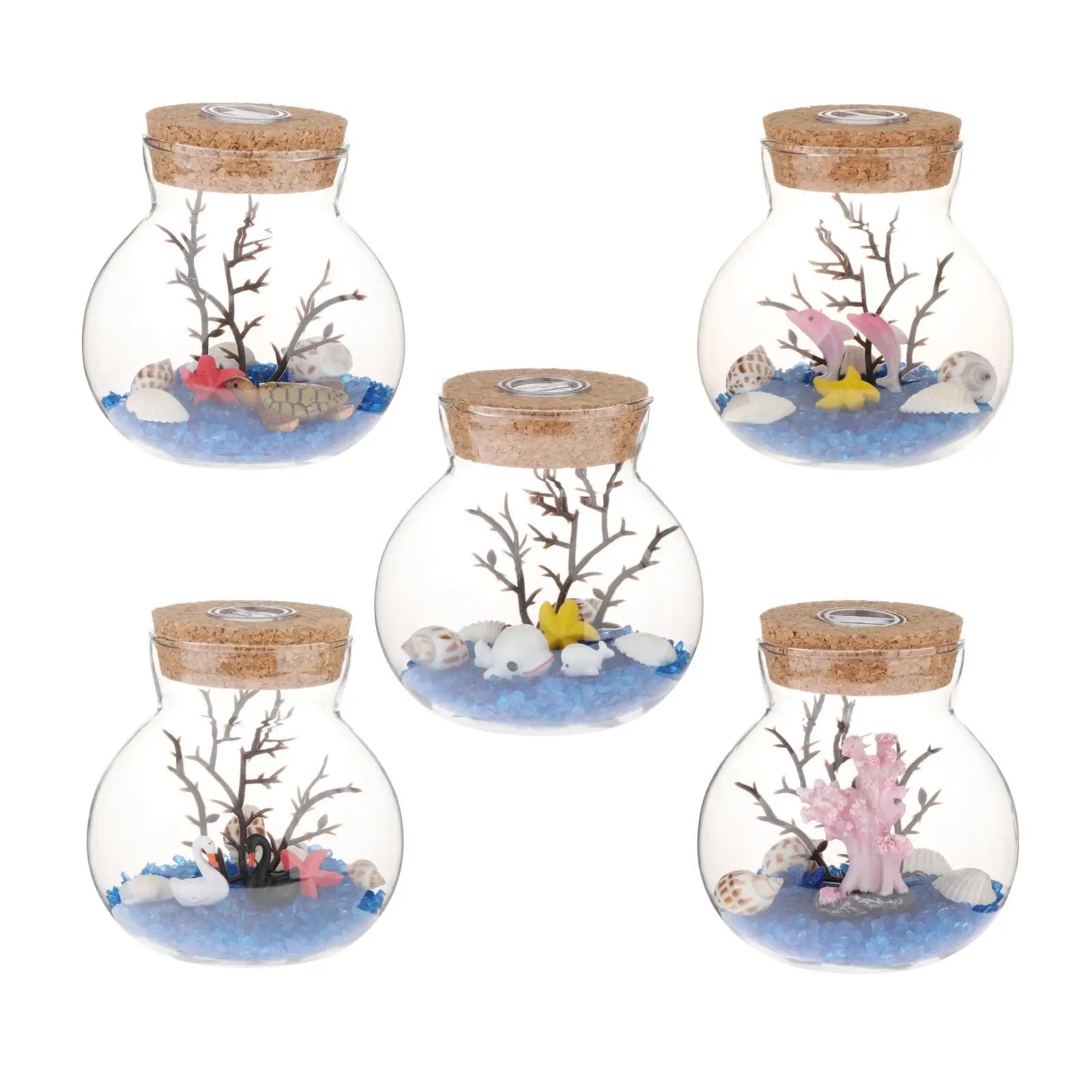 Terrarium DIY Plant Vases Flower Pot Transparent Vase Frame Glass Tabletop Plants Home Bonsai Decor