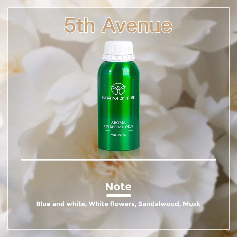 NAMSTE 500ML New Air Purifier Home Freshener Adapt for Aroma Diffuser Humidifier Smart Machine Frishener Perfume Essential Oils 9