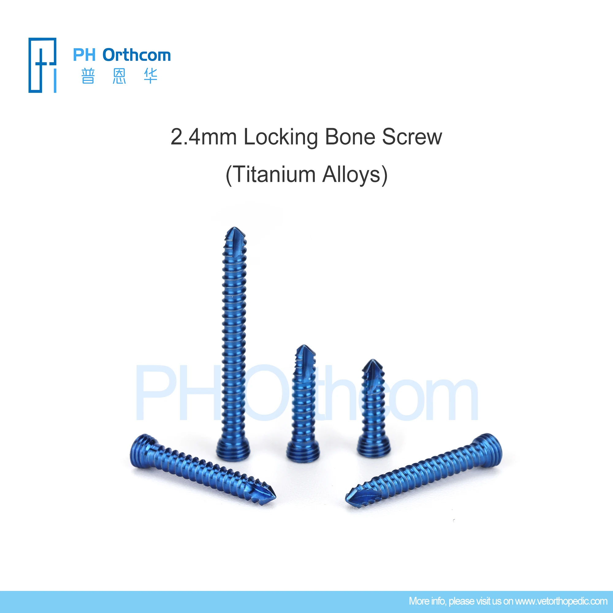

Винты Stardrive с фиксирующей головкой, 2,4 мм, титановые сплавы, имплантат, ветеринарные медицинские товары, Mascotas, ортопедические хирургические инструменты