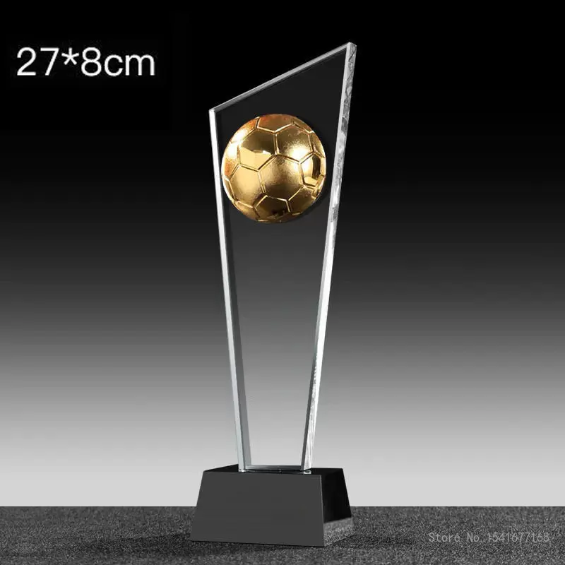 Metal Medal Sports Ball Games for Table Tennis, Marathon Athletic Games, Home Decor Award Souvenir, Carving Crystal Trophy, New