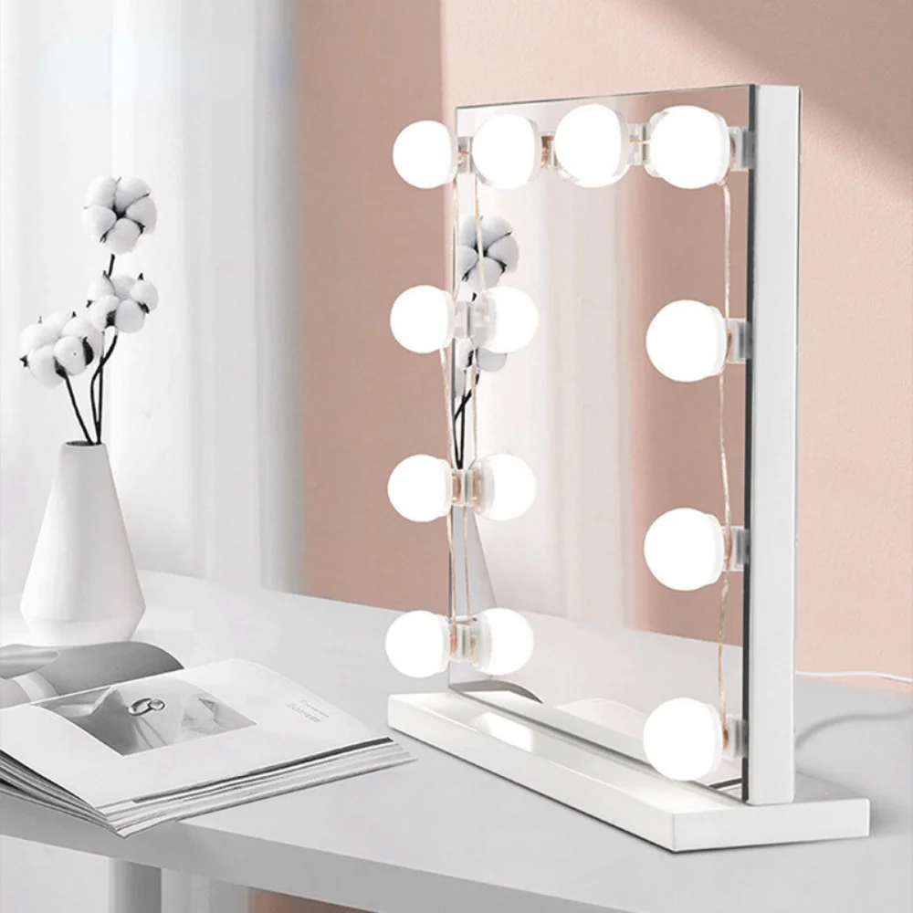Wall Bulbs String For All Pretty 3 Colors Dimmable Vanity Light Vanity Mirror Fill Light Adjustable Luminance 3 Colors LED USB