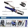Copper Tube Fittings Hydraulic Pipe Crimping Tool with 1/2 inch,3/4 inch and 1 inch Jaw Copper Pipe Propress Cri 6