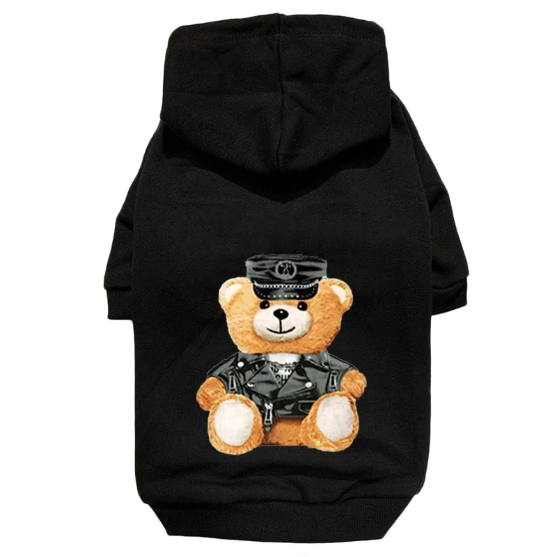

Bear Print French толстовки "Бульдог" Chihuahua Cotton Coat PC1309 S-2XL
