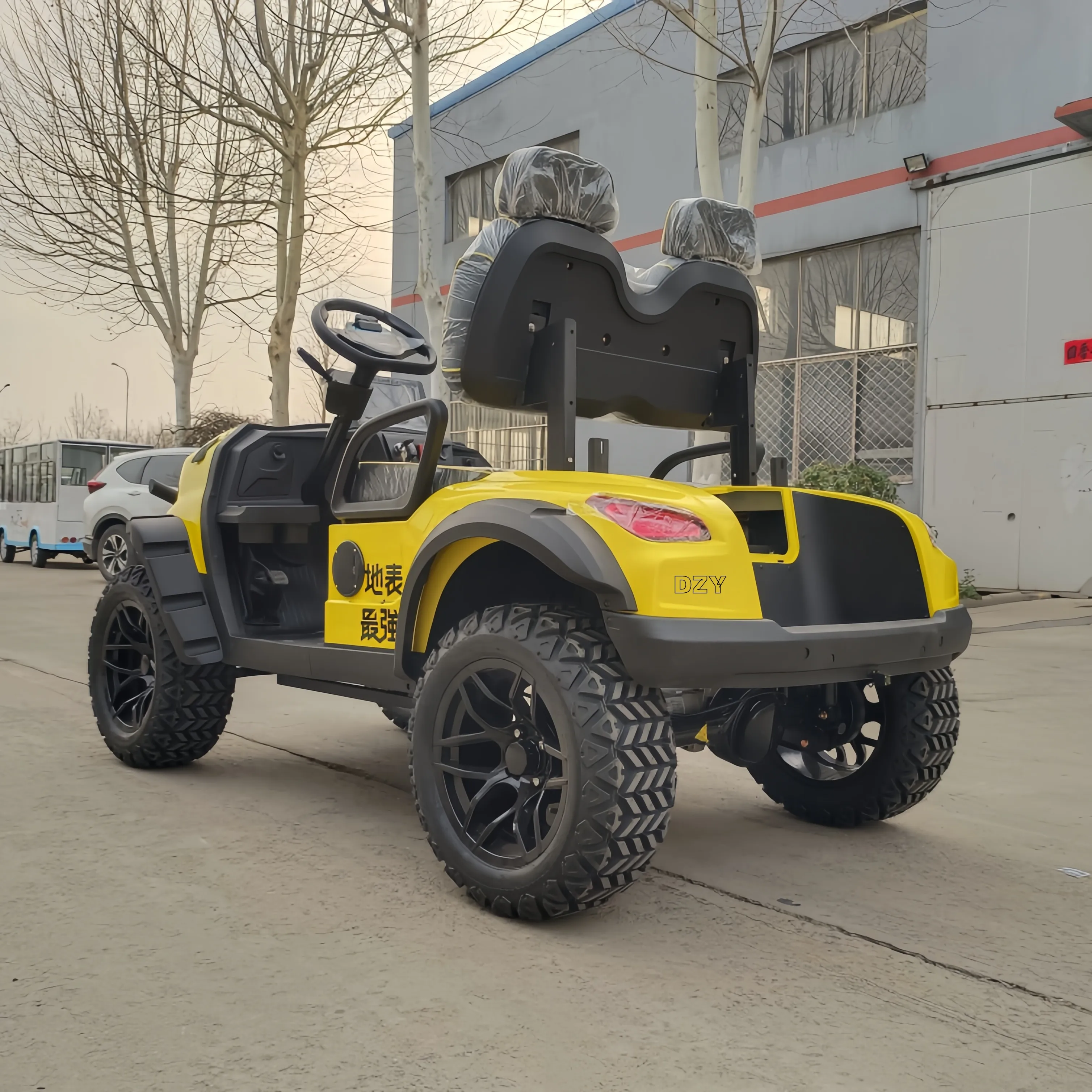 Electric Off-Road Golf Cart 2/4/6/8 Passenger Capacity Seats Lithium Battery Car Buggy Electric sightseeing car 4