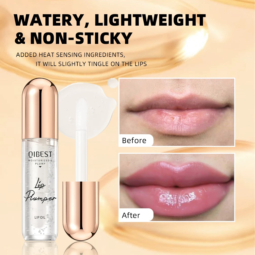 Lip Plumper Oil Serum Instant Volumising Lip Oil Moisturizing Repair Fine Lines Sexy Balm Makeup Lip Balm Lip Makeup Lip Oil Lip Plumper