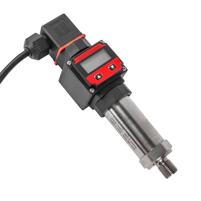 LCD display Pressure Sensor 5bar 10bar 16bar 0.1Mpa 24V G1/4 water oil gas pressure transmitter