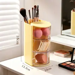 Elegant Hair & Makeup Accessories Organizer with Rotatable Holder (B)