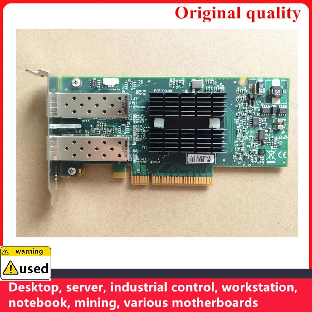 

For Mellanox MNPH29D-XTR ConnectX-2 Dual Port 2x SFP+ Network NIC 10Gb PCI-e x8