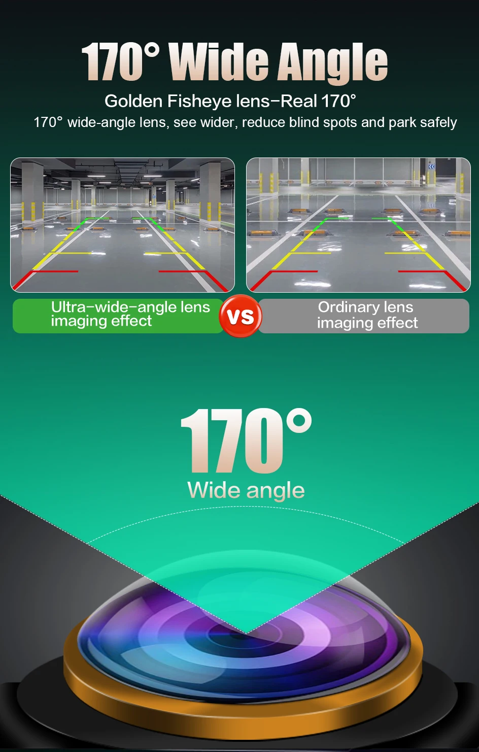 Description Picture 4 of itemCVBS AHD 1080P Vehicle Trunk Handle Car Reverse Backup Fisheye Lens Camera For Audi A1 A3 /Skoda Fabio/Yeti Superb Roomster