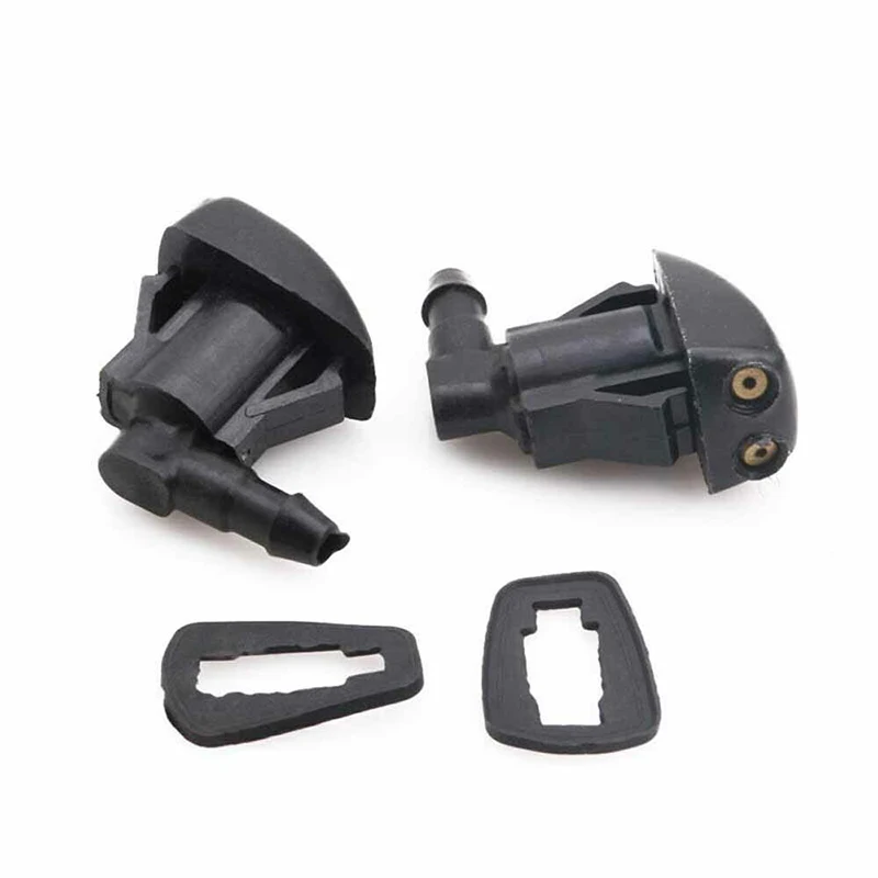 Universal Auto Car Front Windshield Wiper Spray Nozzle Set 2pcs