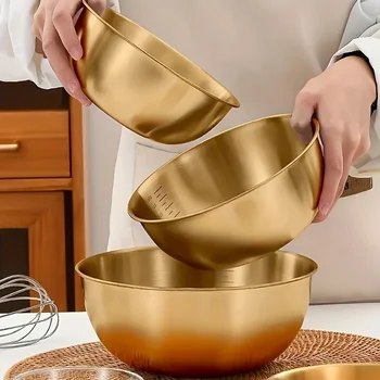 3-Piece Steel Mixing Bowls 1