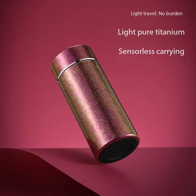 300ml titanium alloy thermos for portable camping insulated mini water bottle with Lid Portable Sports Bottle sports water bottle portable water bottle